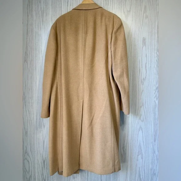 Burkhardt’s 100% Mongolian Camel Hair Overcoat Size Large (Long)